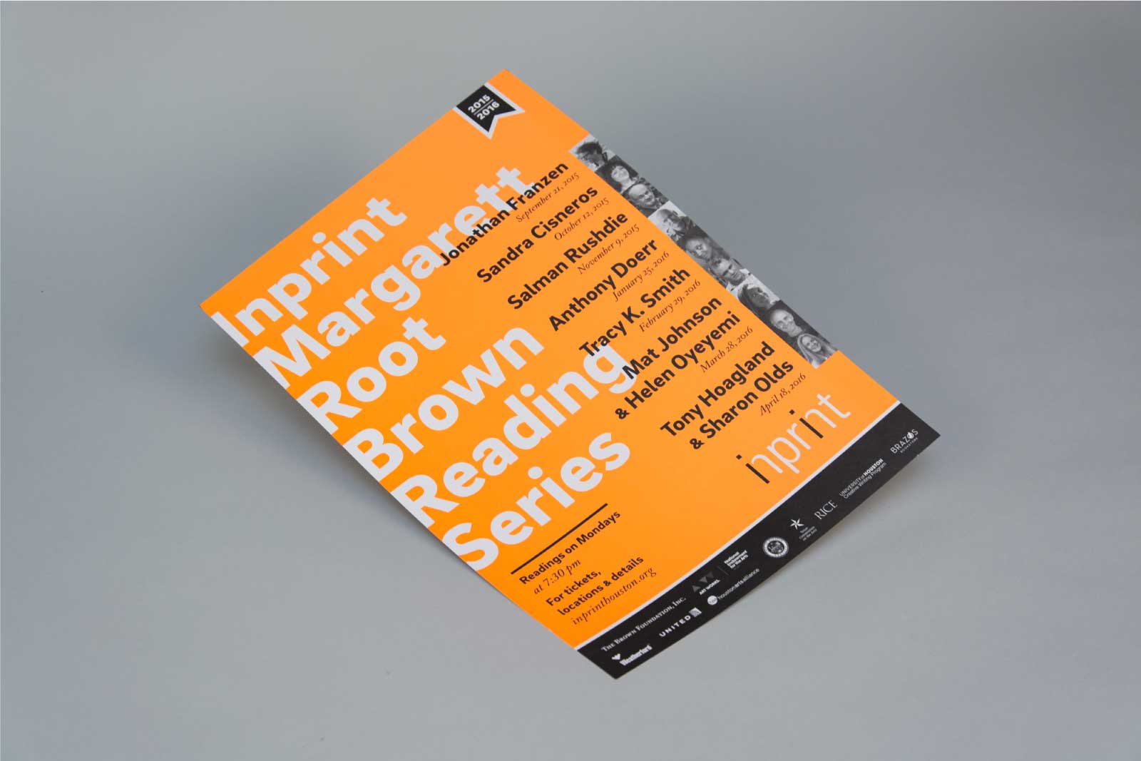 Inprint Margarett Root Brown Reading Series 15-16 poster